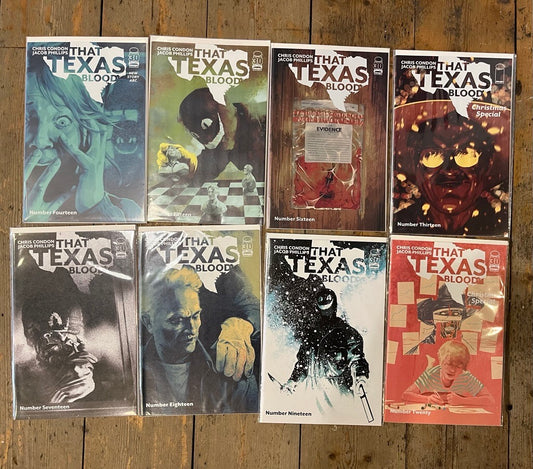PRE-OWNED RUN THAT TEXAS BLOOD #14 TO #19 PLUS 2 X XMAS SPECIALS (MATURE) IMAGE COMICS