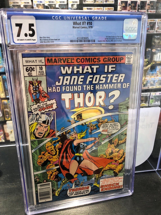 CGC 7.5 WHAT IF #10 1ST APPEARANCE OF JANE FOSTER AS THOR