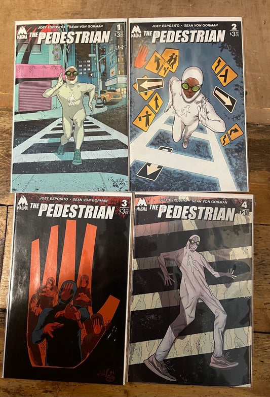 PRE-OWNED FULL SET THE PEDESTRIAN ISSUES #1 TO #4 MAGMA COMIX (2024)
