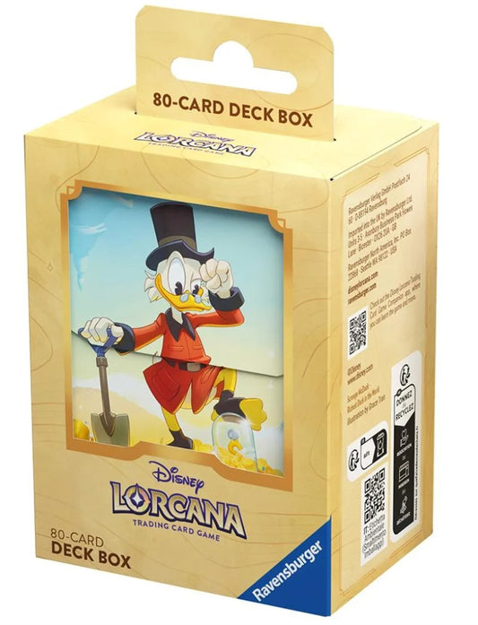 DISNEY LORCANA SET 3 INTO THE INKLANDS 80 CARD DECK BOX - SCROOGE MCDUCK