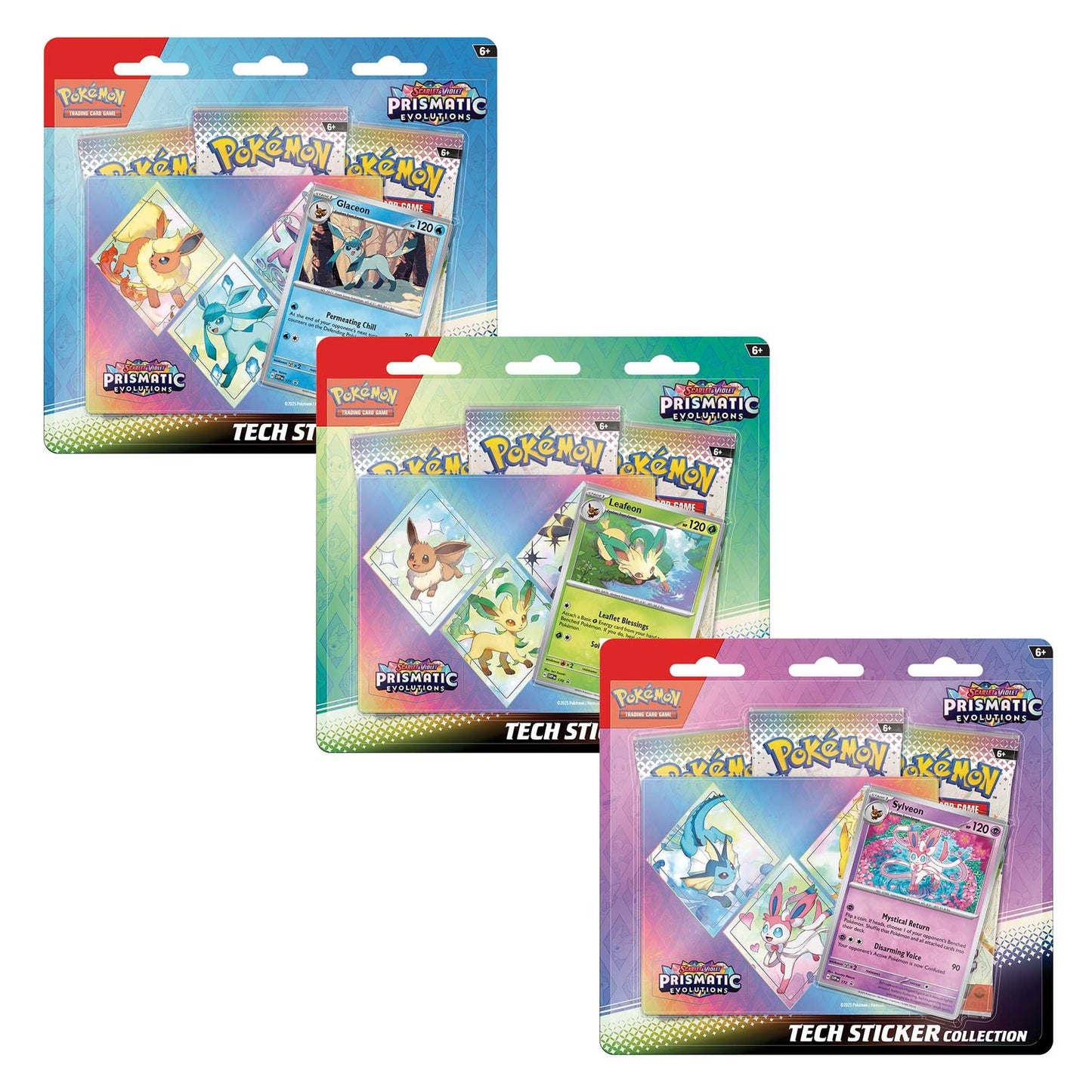Pokemon TCG: Scarlet & Violet  8.5 – Prismatic Evolution - Tech  Sticker Collection