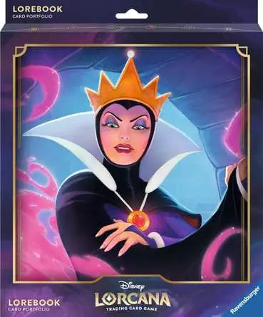 DISNEY LORCANA 10-PAGE CARD PORTFOLIO - THE EVIL QUEEN