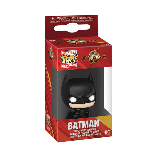 POCKET POP THE FLASH BATMAN KEYCHAIN