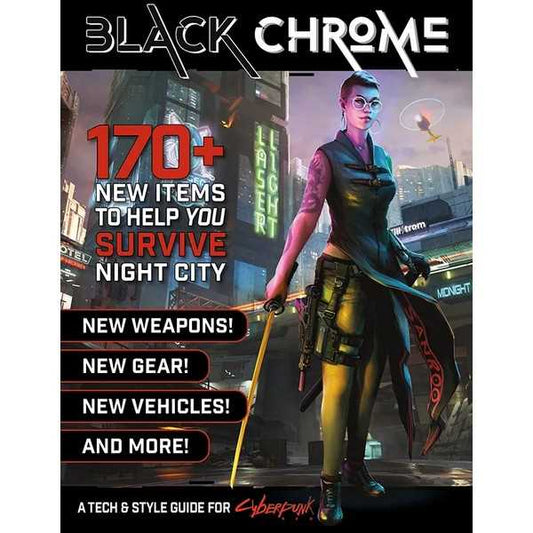 Cyberpunk Red RPG Black Chrome HC