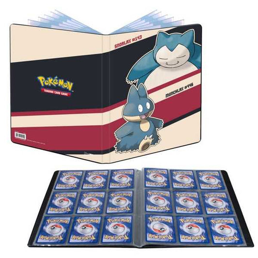 POKEMON SNORLAX & MUNCHLAX  9-POCKET PORTFOLIO