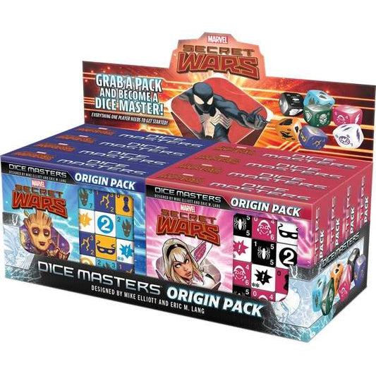 MARVEL DICE MASTERS SECRET WARS ORIGIN PACK