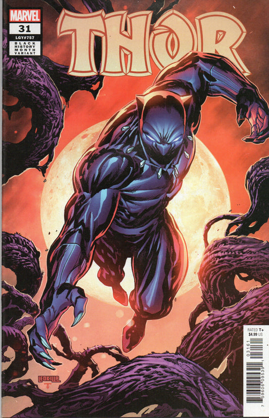 THOR #31 1:100 LASHLEY BLACK PANTHER VARIANT