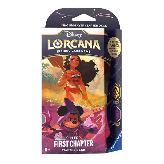 LORCANA TCG Starter Deck (DISNEY WAVE 1) AMBER & AMETHYST