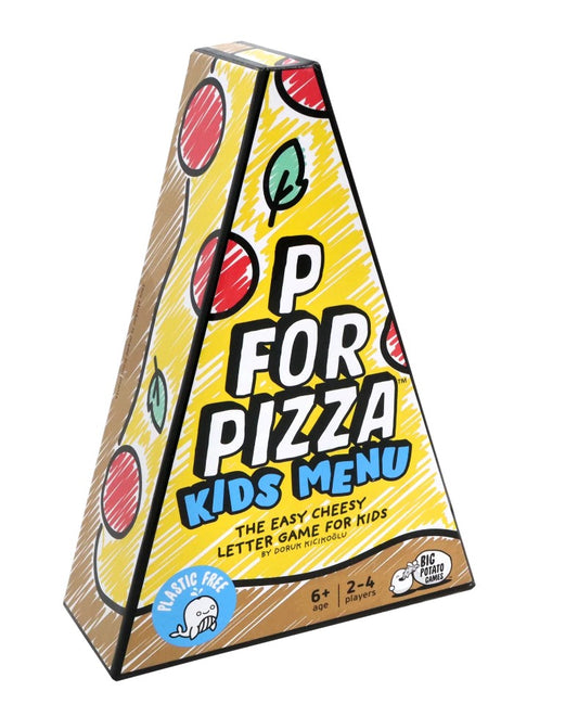 P IS FOR PIZZA KIDS MENU -  LETTER GAME