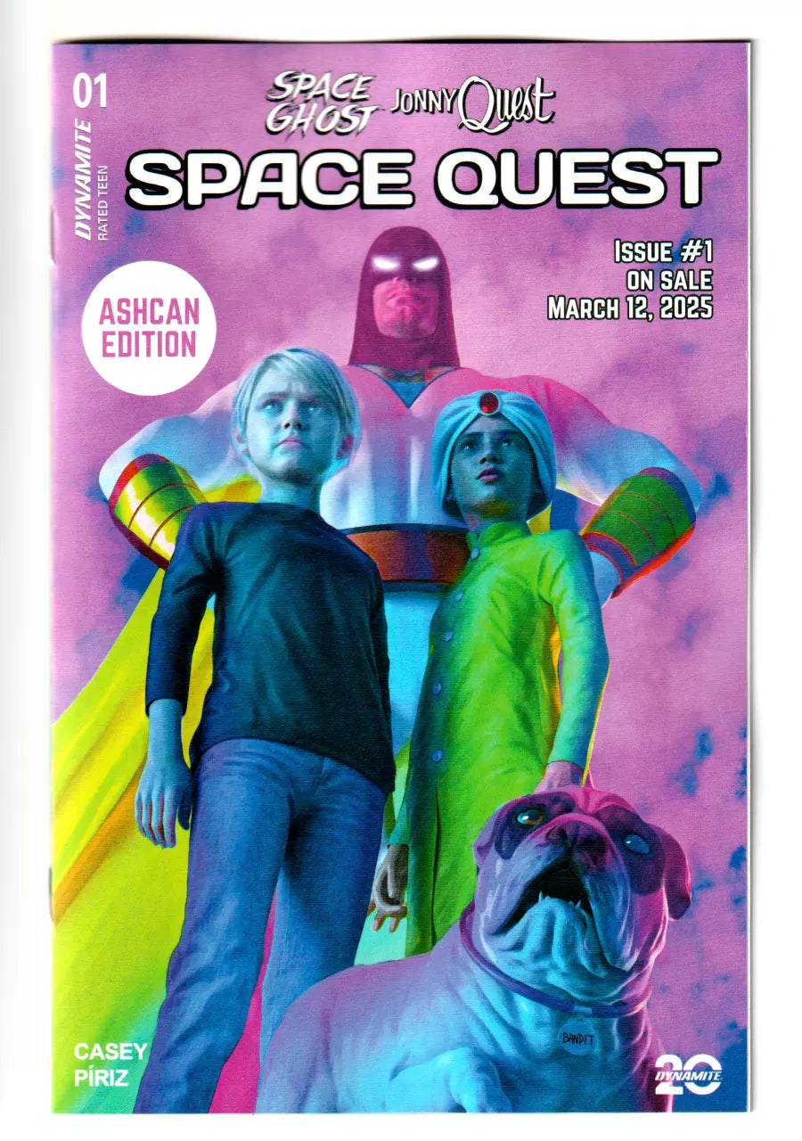 SPACE QUEST SPACE GHOST / JONNY QUEST ASHCAN EDITION DYNAMITE COMIC (2025) NM