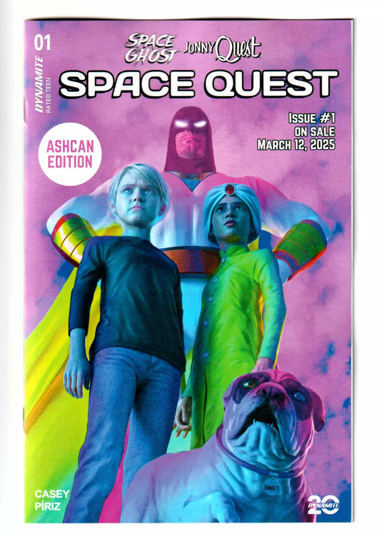 SPACE QUEST SPACE GHOST / JONNY QUEST ASHCAN EDITION DYNAMITE COMIC (2025) NM