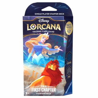 LORCANA TCG Starter Deck (DISNEY WAVE 1) SAPPHIRE & STEEL