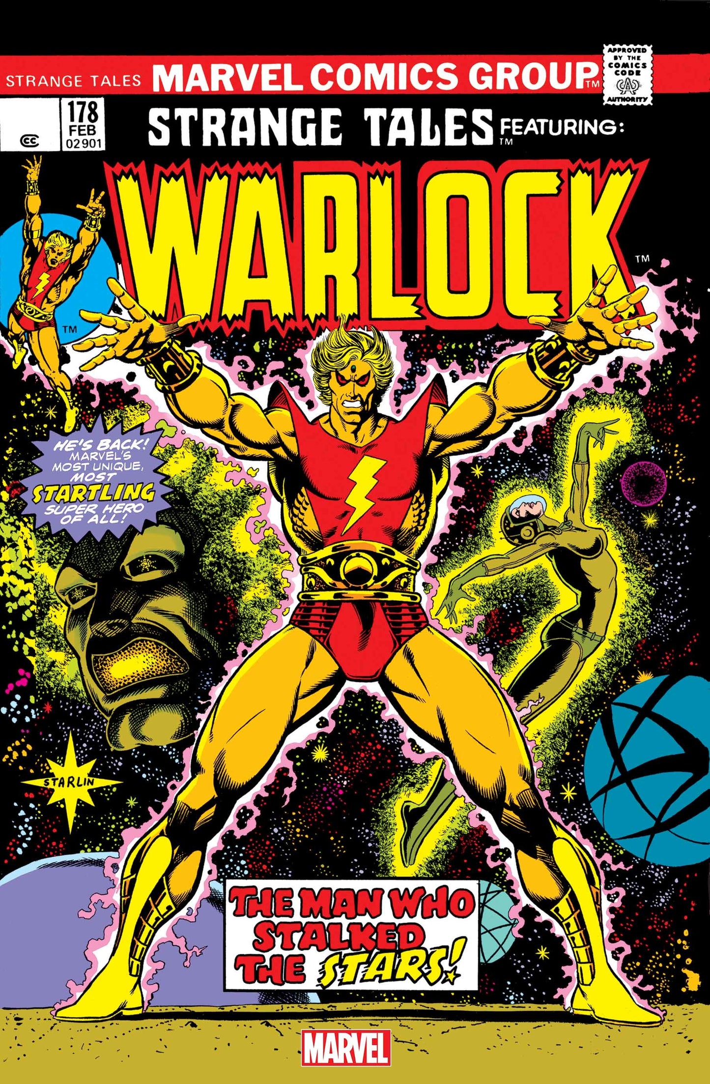 ADAM WARLOCK STRANGE TALES #178 FACSIMILE EDITION