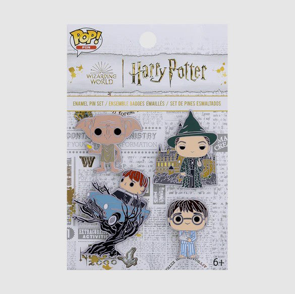 FUNKO ENAMEL PIN SET HARRY POTTER CHAMBER OF SECRETS 20TH ANN 4PK