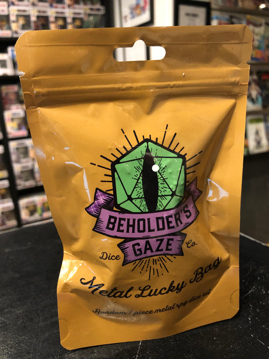 BEHOLDER'S GAZE METAL DICE LUCKY BAG