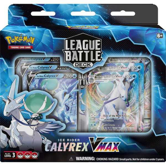 Pokemon TCG: Shadow Rider Calyrex Vmax And Ice Rider Calyrex Vmax League Battle Deck