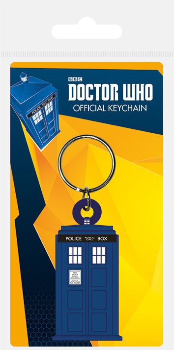 DOCTOR WHO - (TARDIS) RUBBER KEYCHAIN