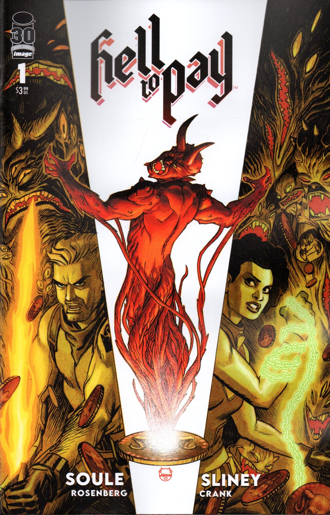 HELL TO PAY #1 CVR A JOHNSON