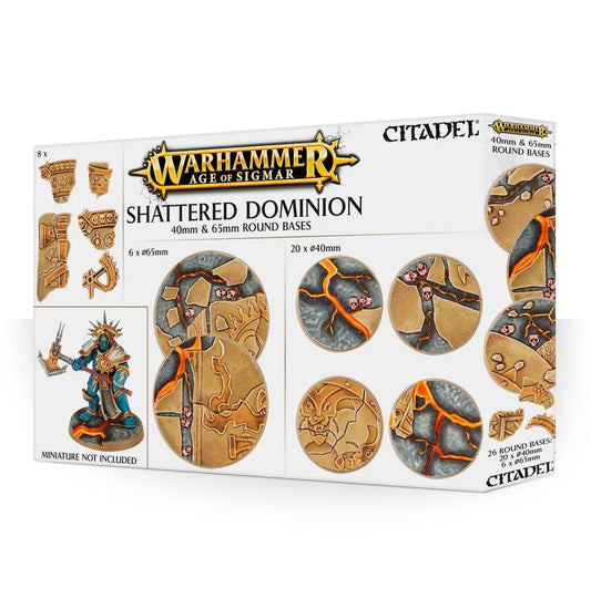 AOS: SHATTERED DOMINION 65 & 40MM ROUND BASES